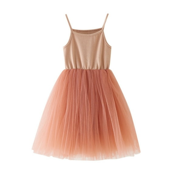 Zhuashum Baby Girls Tutu Dress Toddler Cotton Tutu Dress Tulle Dresses Girl Strap Sleeveless Princess Dress,Size:12-24 Months
