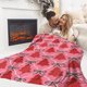 thumbnail image 5 of Christmas Flannel Christmas Tree Blanket Forest Snow Scene Thickened Printed Blanket Double Sided Plushs Nap Blanket Shawl Holiday Gift Blanket, 5 of 6
