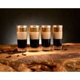 thumbnail image 2 of Burns Glass Shooter Shot Glasses, 2 oz Crystal Clear 4 Inch Tall Shot Glasses Heavy Base (Set of 6), 2 of 7