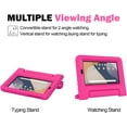 thumbnail image 3 of SUPNICE Kids Case for Onn 7 inch 2024 Gen 4 (Model 100135924) Tablet (4th Generation, 2024), Light Weight Shock Proof Handle Stand Case for Walmart Onn 7 Tablet (Just Fit 7" 2024, 4 Gen), Pink, 3 of 9