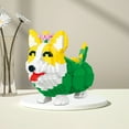 thumbnail image 4 of HI-REEKE Animal Micro Mini Building Block Set Corgi Dog Building Kit Toy for Kid Adult Multi Color, 4 of 7
