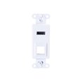 thumbnail image 2 of C2G 39711 Decora WP HDMI F/F Keystone Wh, 2 of 4