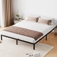 thumbnail image 1 of Ourlova 10 Inch Full Bed Frame Full Size Metal Platform Bed Frame with Storage Under Bed Sturdy Structure Easy Assembly No Box Spring Needed Noise Free Black, 1 of 7