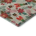 thumbnail image 3 of Addison Rugs Mayfield Premium Machine Washable Transitional Holiday Nutcracker Beige Rectangle Rug, 1'8" x 2'6", 3 of 6