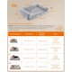 thumbnail image 4 of Cama para Perros Feandrea Gris Ombré XXL con Funda Lavable y Extraíble para Mascotas Grandes, 4 of 6