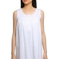 thumbnail image 2 of Moomaya WoMen's Solid A-Line Sleeveless Nightdress Cotton Sleepwear Gown, 2 of 6