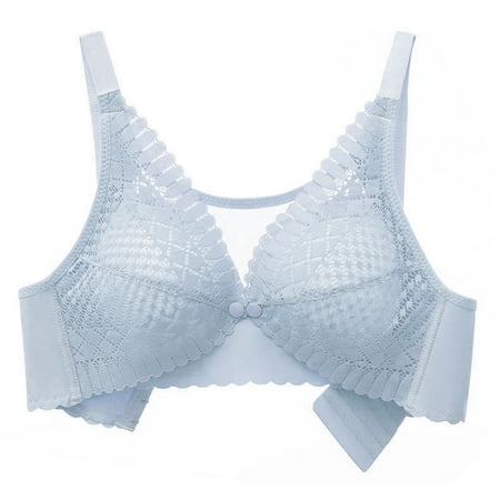 

fanshao Push Up Adjustable Straps Nursing Bra Wireless Front Opening Buckle Maternity Breastfeeding Bra for Daily Wear