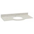 thumbnail image 1 of 49.5-in. W  22-in. D Stone Top In Beige Color For 1 Hole Faucet AI-18334, 1 of 3