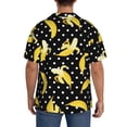 thumbnail image 3 of Wukai Banana Men's Casual Short-Sleeve Button Down Shirt,Cuban Shirts for Men,Mens Short Sleeve Dress Shirts-X-Large, 3 of 5