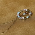 thumbnail image 2 of Langgg Charming Cute Colorful Beads Acrylic Flower Peace Symbol Pendant Necklace, 2 of 9