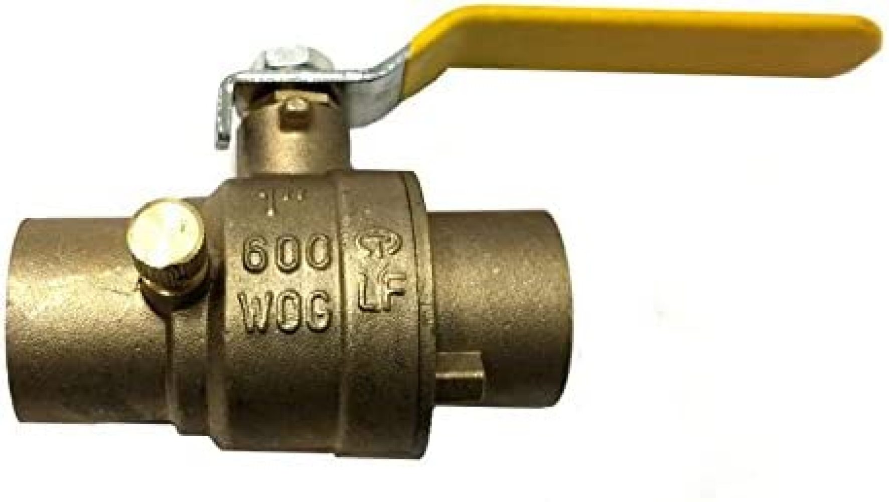 LAKeyen 34 inch Lead Free All Sweat Brass Ball Valve With Drain CxC