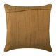 thumbnail image 3 of Funda de almohada dorada para sofá, 45 x 45 cm (18 x 18 pulgadas), cuadrada de seda, con textura de rayas metálicas y pliegues, desplegada en dorado y cobre., 3 of 3