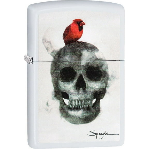 Spazuk Cardinal on Skull