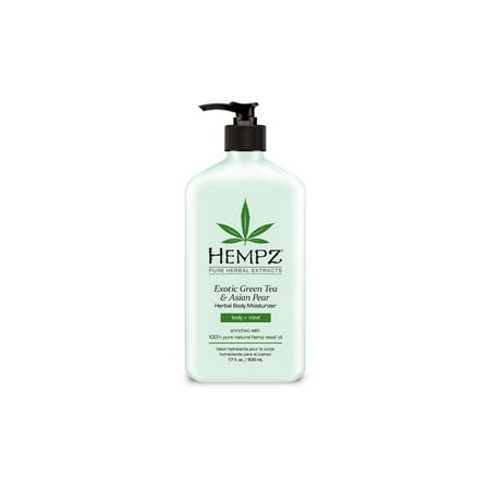 Msm Herbal Moisturizer - Hempz Exotic Green Tea & Asian Pear Herbal Body Moisturizer – 17 oz.