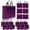 Purple, variant on Glossy Iridescent Gift Bags 15 Pcs, 12.6x4.7x11 In Reusable Goodie Bags Bulk with Handles & Sturdy Base, Christmas Gift Bags for Birthday, Wedding, Holiday, Party,Thanksgiving