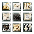 thumbnail image 2 of 45x45 Moda De Lujo De Terciopelo Almohadas Cojín Oficina Lumbar Almohada Sofá Tiro Funda De Coche Simple Para Sala De Estar huangjie unisex, 2 of 2