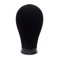 EHJRE Canvas Block Head Head Hat Holder Sturdy for Making s Display Multipurpose Holder Mannequin Head Stand for 23inch