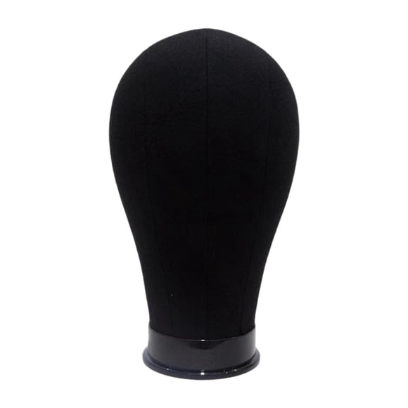 Soporte para sombrero Yuyangstore con cabeza de bloque de lona 23 pulgadas