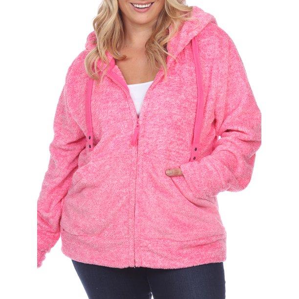 cropped teddy jacket with hood