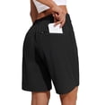 thumbnail image 4 of Pinspark Women's Hiking Cargo Shorts Quick Dry Work Summer Shorts for Women Golf Travel Athletic with Zipper Pockets, 4 of 6