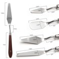 thumbnail image 4 of Set de 5 espátulas para paleta Bluebird Signature de acero inoxidable, 4 of 5