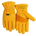 thumbnail image 1 of Weldas® STEERSOtuff® Yellow Top Grain Cowhide, Keystone Thumb - Material Handling/Work Driver´s Style Gloves - Size L - (2 PAIRS), 1 of 5