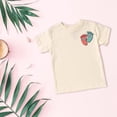 thumbnail image 2 of Ketyyh-chn99 Girls Short Sleeve Shirts Girls Clothes Short Sleeve T Shirts Tops Tee Clothes for Children Girls Beige,13-14 Years, 2 of 4