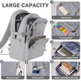 thumbnail image 5 of Gynky School Backpack, Large Capacity Bookbag Cute Girlish Water-Resistant Laptop Backpacks for Teen Adults Tween, Fashion Aesthetic Lightweight Travel Daypack for Women Middle School College, 5 of 10