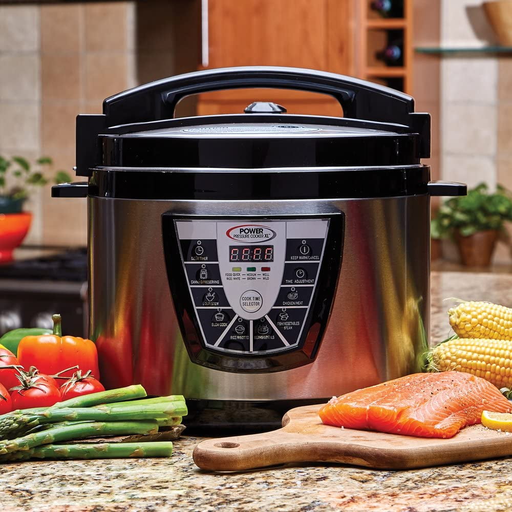 brown rice in power pressure cooker xl