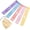 Pastel, variant on Resistance Loop Exercise Bands with Instruction Guide and Carry Bag, Set of 5