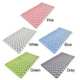 thumbnail image 3 of TPE With Suction Cup Water Leakage Porous Bath Mats Suction Grip Mat Shower Mat Bathroom Products GREEN 70X38CM, 3 of 8