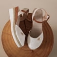 thumbnail image 6 of Sandals for Women Baeitkot Women's Fashionable Casual Spring and Summer Versatile Plus Size Beach Wedge Sandals Round Toe Closed Toe Sandals, 6 of 7