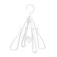 thumbnail image 3 of Siruishop Shoe Drying Rack Foldable 360 degree Rotatable Hold 4 Multifunctional Shoes Hanger white, 3 of 8