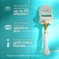 thumbnail image 4 of New Venus Gold Razor - Venus Deluxe Smooth Gold Women's Razor Handle + 2 Blade Refills, 4 of 10
