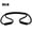 Black, variant on Boxing Resistance Bands,Figure 8 Resistance Band with Handles,8 Shaped Fitness Band for Arms,Shoulder,Leg Stretching(Yellow,15 lbs)