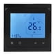 thumbnail image 4 of Termostato de calefacción inteligente programable que funciona con Alexa LCD Touchscreen Smartsensor 95~240V AC (negro), 4 of 14