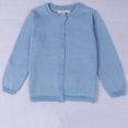 thumbnail image 5 of Cdudpw Girls Cardigan Sweater Toddler Kids Long Sleeve Button Knit Shrug Cropped Cover Up Jacket Tops(M243-Sky Blue), 5 of 5