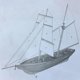 thumbnail image 5 of Barco para Ensamblar SailBoatNewport 3Pzas Newport 1:70 41x22.5x6cm Madera Café Claro., 5 of 5