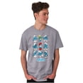 thumbnail image 5 of Smurfs Squad Papa Smurfette Cartoon Men's Graphic T Shirt Tees Brisco Brands S, 5 of 6