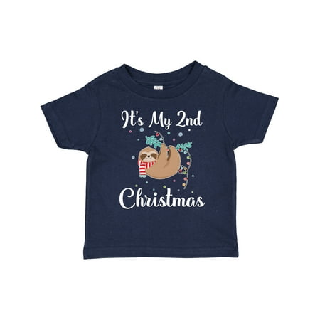

Inktastic 2nd Christmas Sloth Boys or Girls Toddler T-Shirt