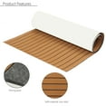 thumbnail image 4 of 9 Colors Boat Yacht & RV Synthetic Teak Decking Sheet Self-Adhesive EVA Foam Faux Teak Mat 6mm Thicknes, 4 of 8