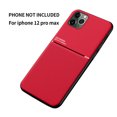 thumbnail image 1 of Phone Shockproof Cover Mobile Phone cover shockproof phone Non-slip TPU Soft Case Guard, Replacement for iPhone 12 Pro Max, Red, 1 of 7