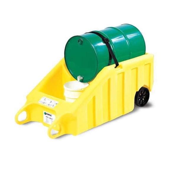 Enpac Indoor Dispensing Dolly,Yellow,70 Gal 5300-YE