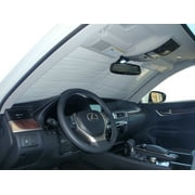 HeatShield, The Original Windshield Sun Shade, Custom-Fit for Lexus GS350 Sedan w/o Sensor 2013, 2014, 2015, 2016, 2017, Silver Series