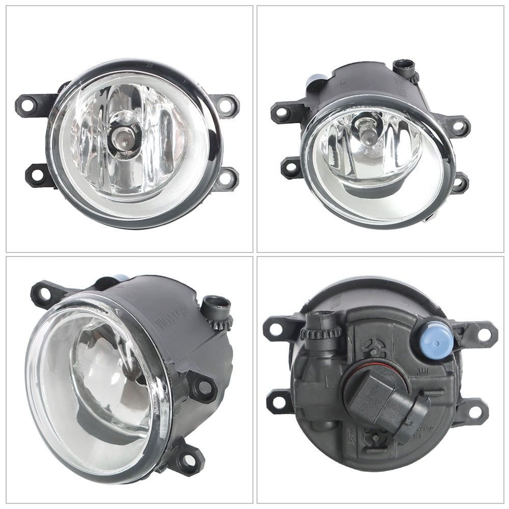 LABLT Bumper Fog Light Assembly Chrome Cover Replacement for 2012-2014 Toyota Camry L LE XLE