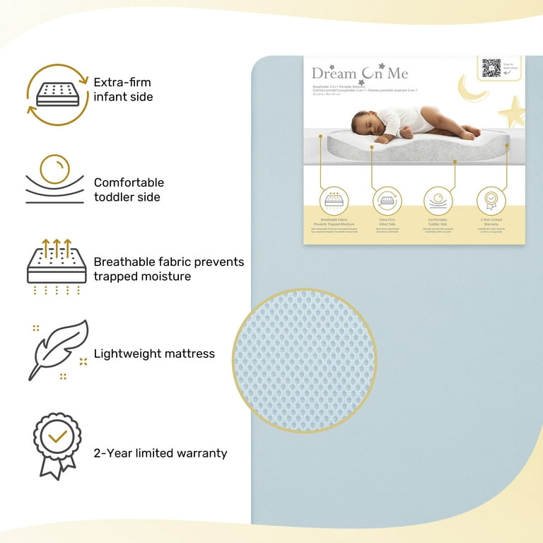 Dream on me portable mattress sale
