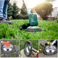 thumbnail image 3 of Cabezal desbrozadora de alambre de acero indestructible universal para césped de jardín con kits adaptadores para deshierbe y eliminación de óxido., 3 of 5