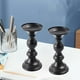 thumbnail image 4 of 2pcs Zulema candelero vintage decoración Negro, 4 of 7