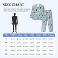 thumbnail image 4 of Picia Dog Pets Pattern Men’s Long-Sleeve Sleepwear Set - Soft 2-Piece Loungewear with Pockets, Comfy PJs for Relaxing Nights-Medium, 4 of 7
