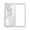 Gray, variant on White Marble Window Privacy Film, Modern Geometric Abstract Minimalist Crack Static Cling UV Sun Blocking Tint Film Heat Control Windows Films for Bedroom Bathroom, Window Stickers 29.5"x78.7"